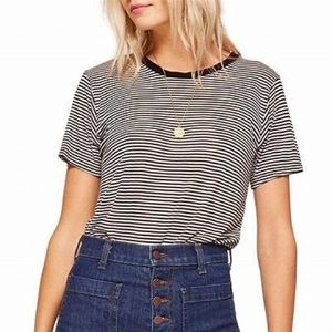 Striped reformation top size small